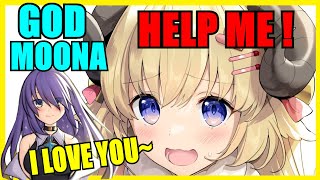 【Hololive】Watame Saved By God Moona【Minecraft】【Eng Sub】