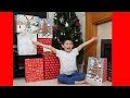 Christmas presents opening 2018 Lucas 6th Christmas