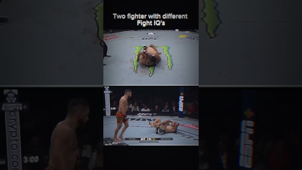 Islam makhachev and Ilia topuria's reaction on charles pulling guard