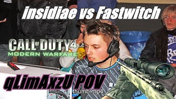 qLimAxzU POV - The eXperience 2009 - insidiae vs fastswitch Groupstage 2 (14-9) cod4 promod