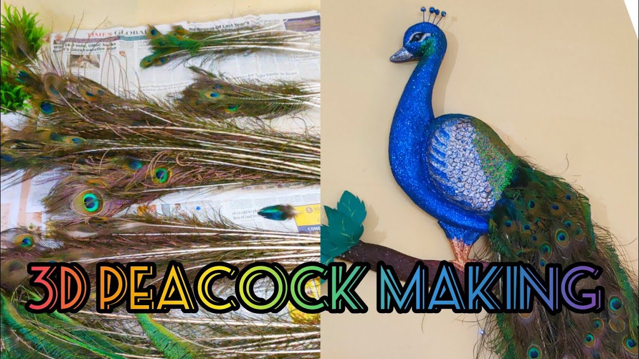 peacock wall hanging || home decoration || 3D peacock || All In One