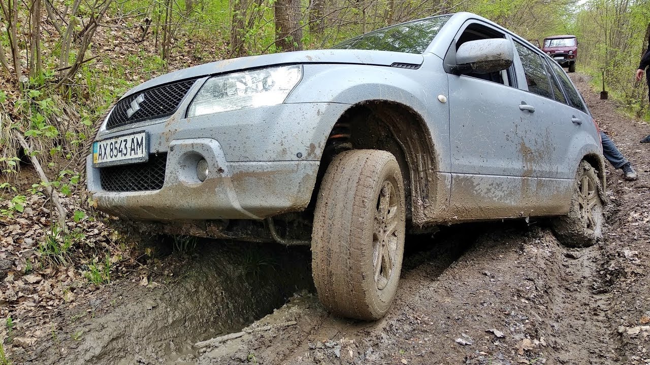 КРОССОВЕР поехал в ЖЕСТЬ. SUZUKI Grand Vitara vs MERCEDES G-Class vs НИВА vs УАЗ. OFF-ROAD