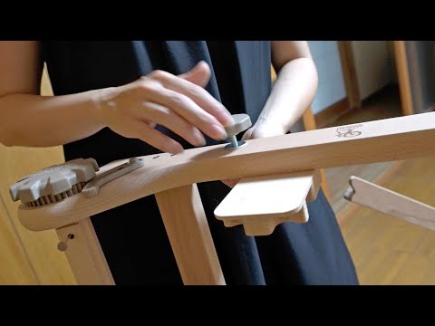 卓上織り機のスタンドを組み立てる｜最近の手織り制作物 - YouTube