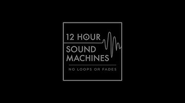 Pink Noise Sound Machine | 12 Hours (Black Screen)
