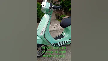 Change Oil Vespa 150s 