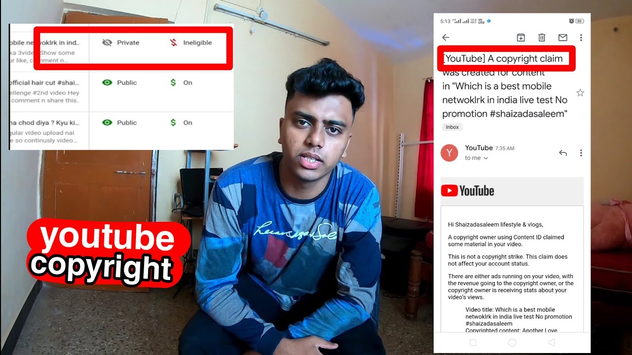 why i got copyright claim on my youtube chennal solution YouTube