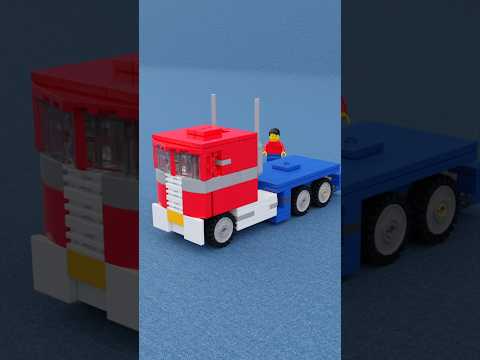 Stupid Ninja's LEGO Transformers G1 Optimus Prime Transforming Animation #lego  #legotransformers
