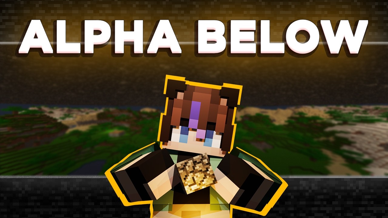 The Alpha world exists below the bedrock layer... | Alpha Below ...