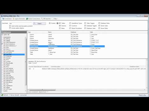 Search your SQL Server Database for Content and Schema
