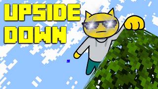 Beating Minecraft UPSIDE DOWN