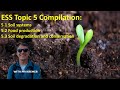 ESS topic 5 compilation for Soils, Food production systems, and Soil degradation and conservation
