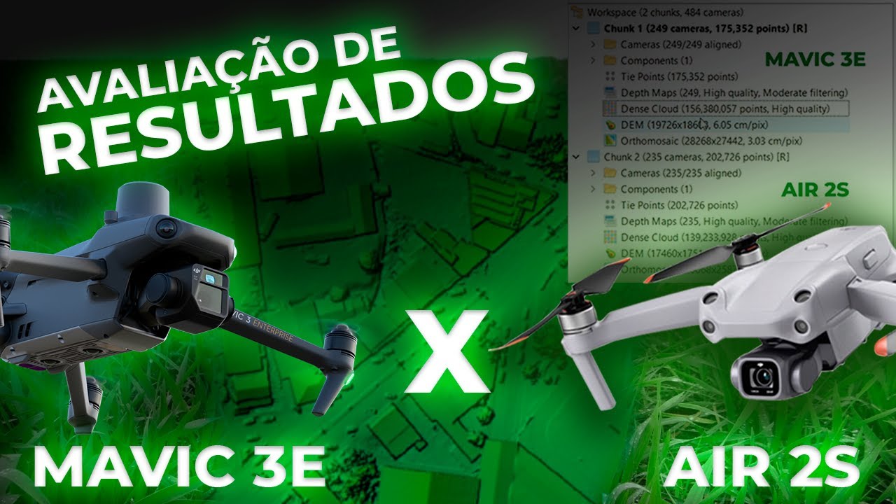MAVIC 3E ou AIR 2S - COMPARATIVO TÉCNICO para AEROLEVANTAMENTO - YouTube