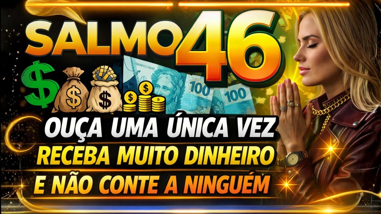 ORAÇÃO DA RIQUEZA DO SALMO 46  Dinheiro Urgente e Bênção Financeira HOJE