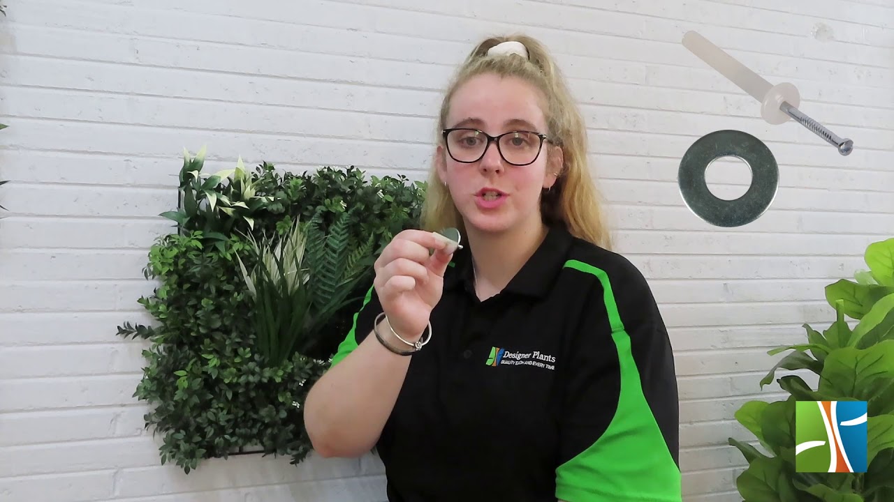 How to attach premium / bespoke artificial green walls onto an internal or external wall or fence.