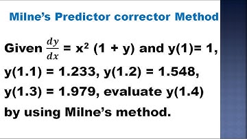 SNM | MA3251 | Unit 5 |Numerical Solution of ODE|Milne’s Predictor corrector method|Problem in Tamil