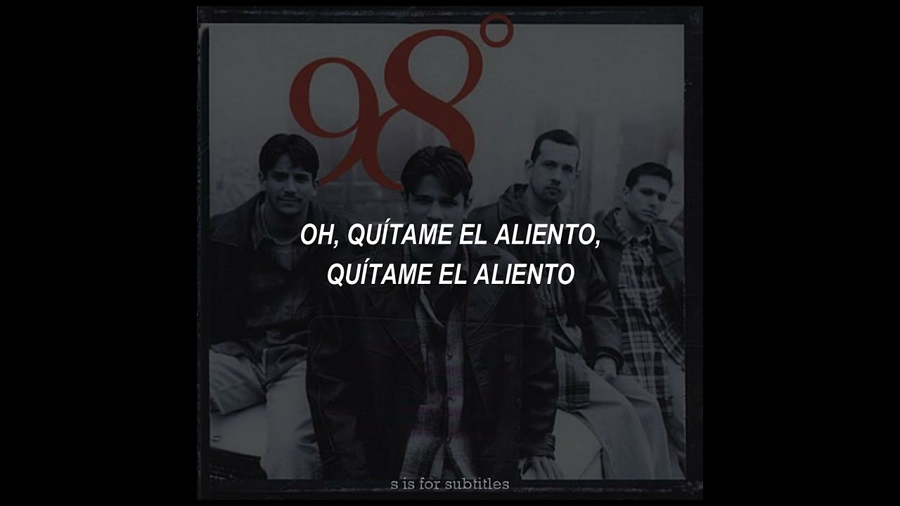 Take My Breath Away (1997) | 98 Degrees | Sub. Español - YouTube