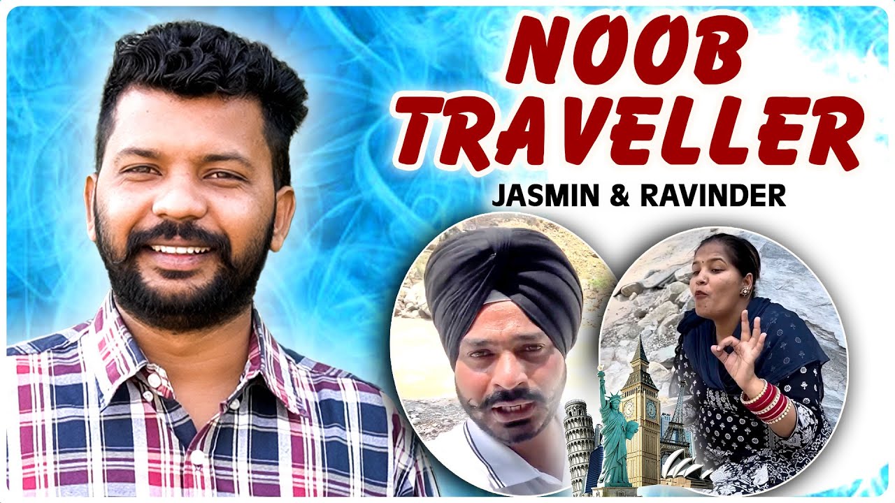 Jasmine Mahal Roast ||  Noob Traveller Jasmin & ravinder #funny #comedy #youtube #funnyvideo #yt