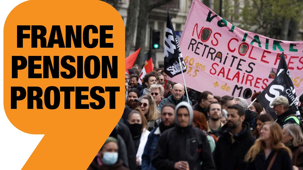 France Pension Strike | Protests Against Raising the Retirement Age Intensify in Paris | News9