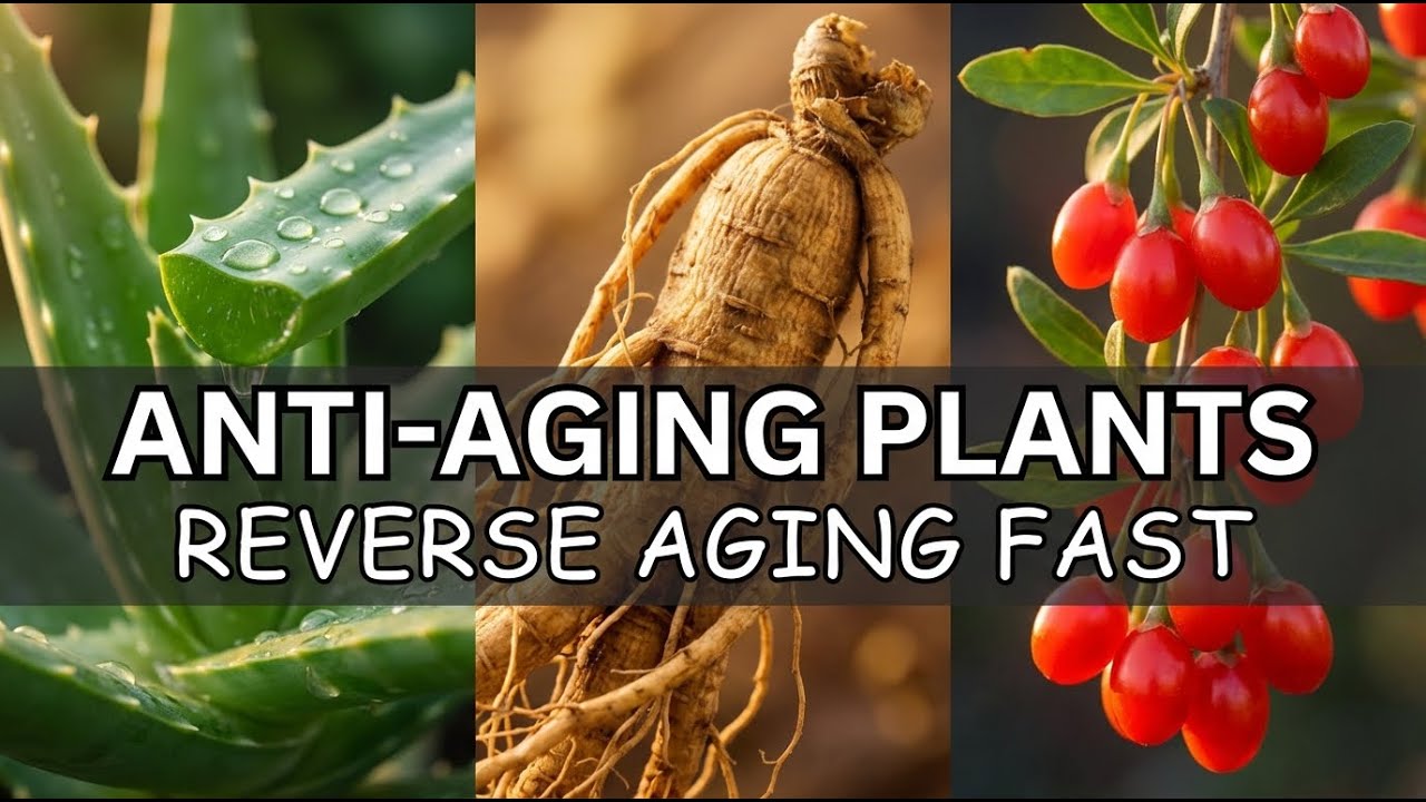 15 Anti-Aging Plants That Reverse Aging Instantly