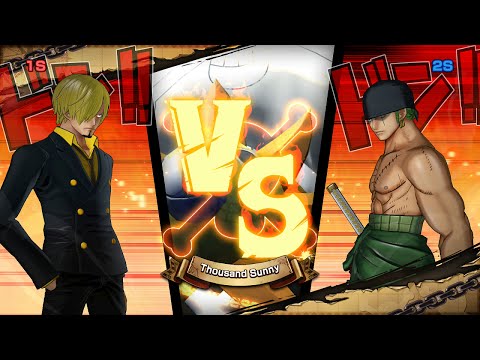 J-STARSＶＳ 海賊無双3 BURNINGBLOOD One Piece Burning Blood - All Characters and All Support and