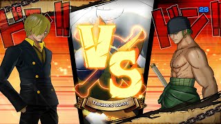 One Piece Burning Blood | 2 Player Gameplay - Sanji vs Zoro