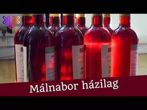 Videó: Málnabor Recept