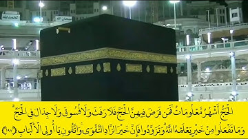 آيات الحج .. بصوت الشيخ عمر أحمد عقيلان " أبو زهير "