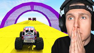 UNMÖGLICHES FACE 2 FACE Rennen mit 6 YOUTUBERN in GTA 5! screenshot 2