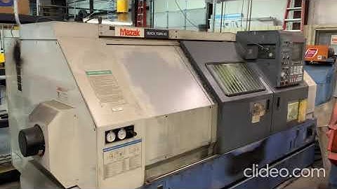 Mazak QTN-40 CNC Lathe, 1998
