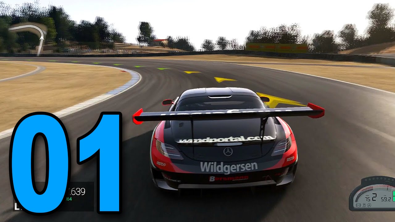Project CARS - Part 1 - Mercedes SLS AMG! (Let's Play