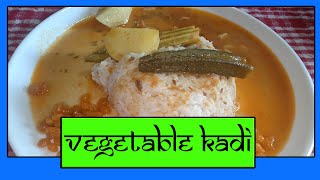 स्वादिष्ट सब्जी वाली कड़ी | Vegetable Kadhi | Recipe by Mrs Jaya
