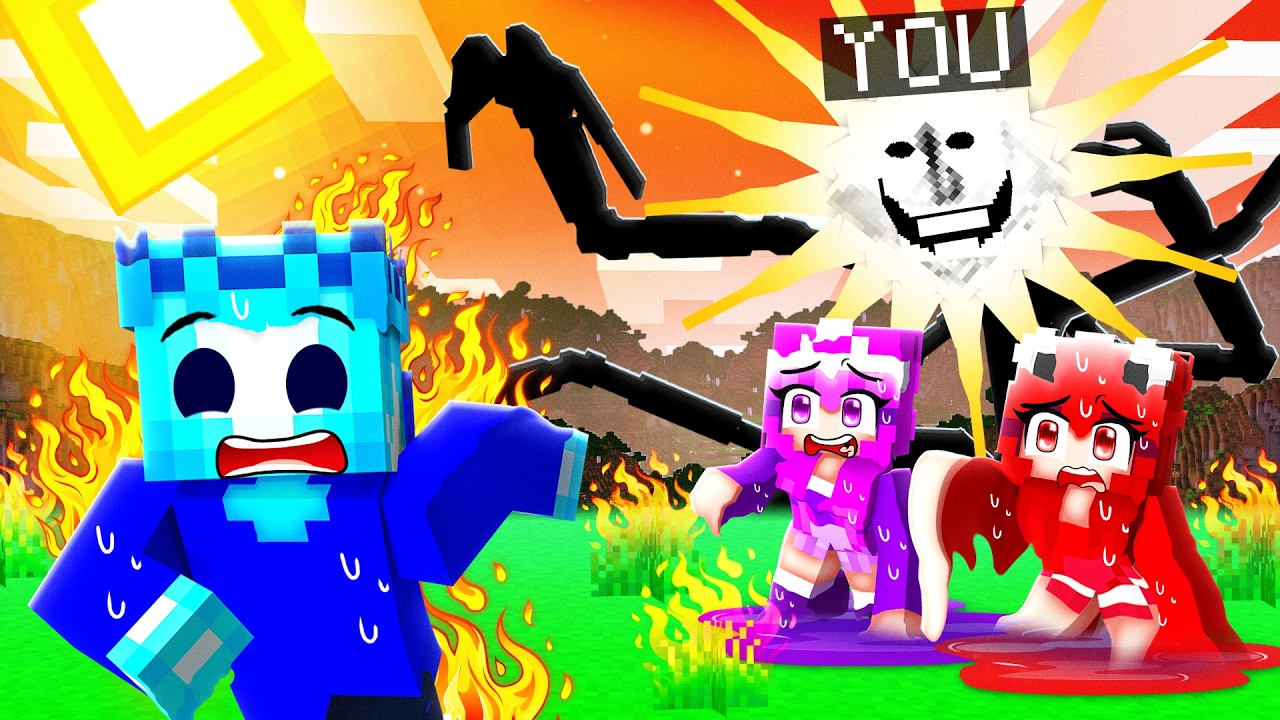 YOU TROLL US as SUNMAN in Minecraft!
