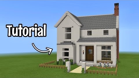 Minecraft Modern Farmhouse Tutorial.