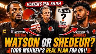 Todd Monken's QB1 Timeline Reveals the Real Deshaun Watson vs Shedeur Sanders Battle