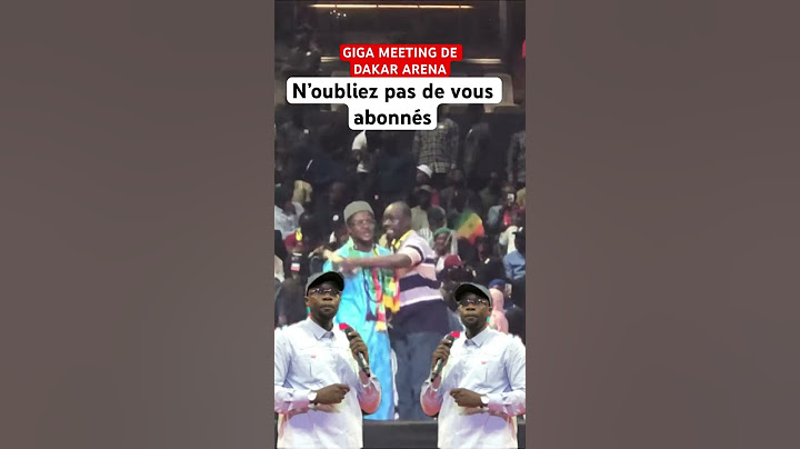 GIGA MEETING DE DAKAR ARENA