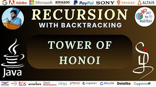 Tower Of Honoi || DSA || Recursion With Backtracking || Java || Tamil