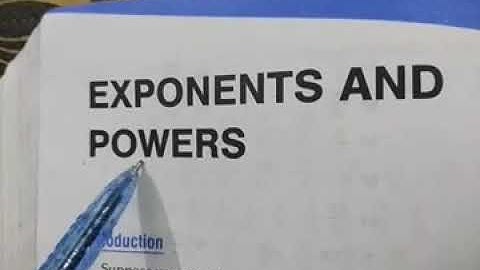 Class-7,Chapter-4,Powers and Exponents, Exercise-4.1 by Disha Sabharwal