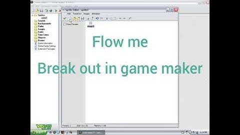 How to make break out in game maker 8
