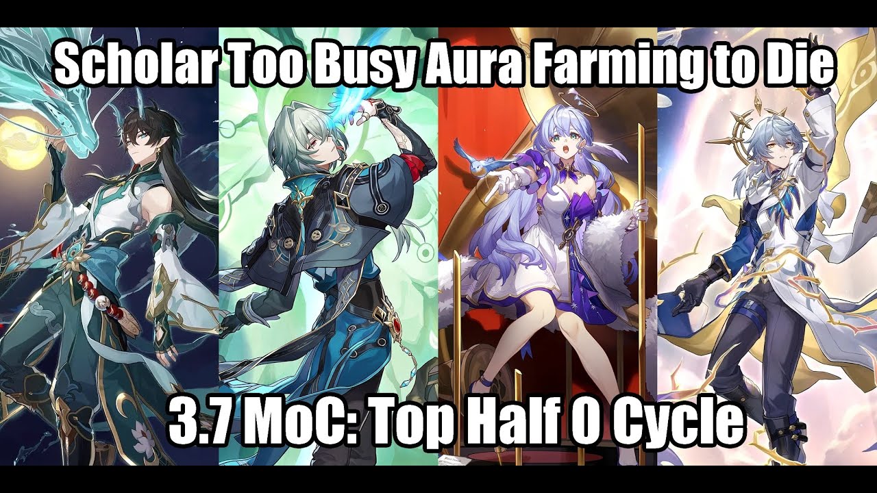HSR 3.7 MoC Top Half - Frail Scholar Too Busy Aura Farming To Die