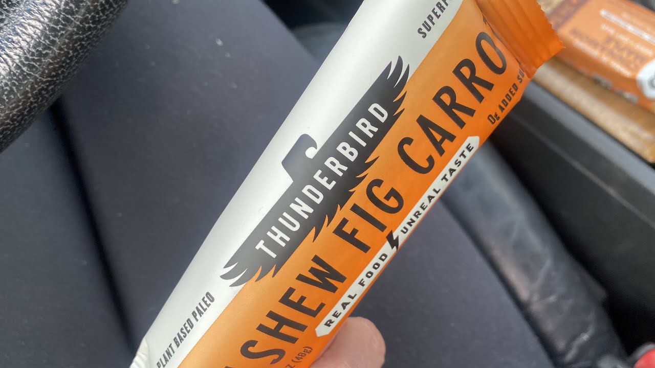 Honest Review Thunderbird Cashew Fig Carrot Paleo Snack Bar