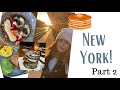 Follow US around in NEW YORK! Lots of FOOD & a Hockey game! || Malvika Sitlani Aryan