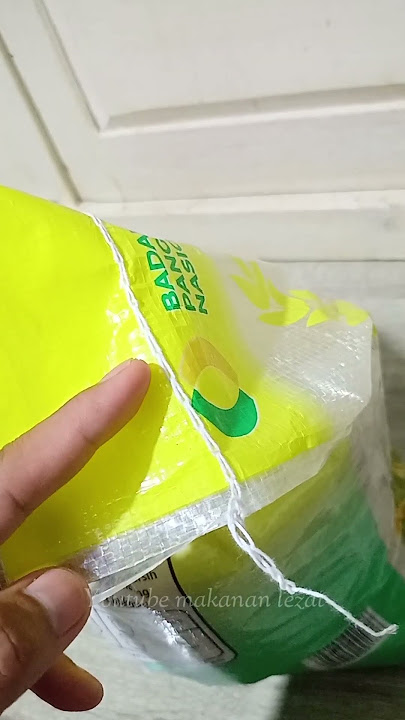 How to open a sack seam is very easy.