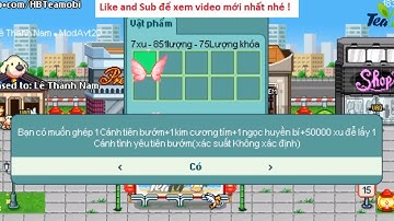 Nâng Cấp Cánh Tình Yêu Tiên Bướm - ModAvt2D