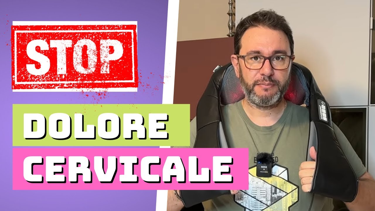 STOP DOLORE schiena e cervicale // Recensione MASSAGGIATORE SHIATSU DONNERBERG