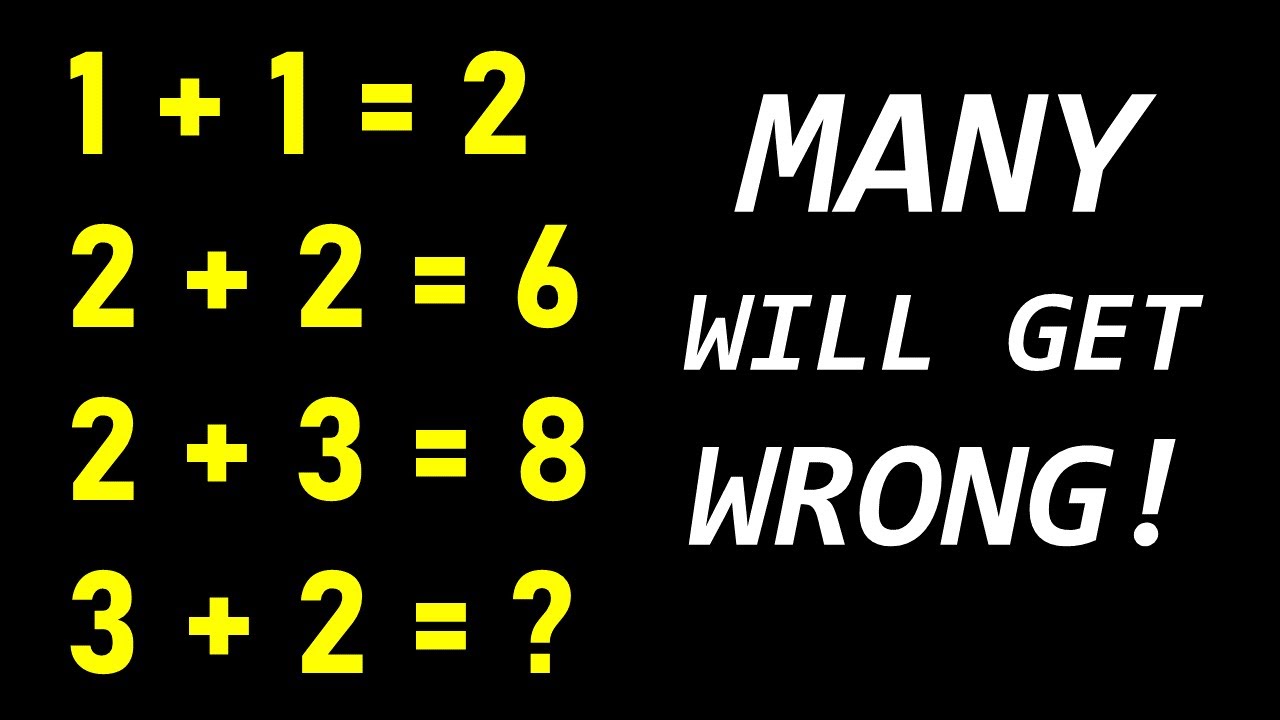 Middle Secret Pattern Rule Math What’s the Secret Pattern in These Equations? - YouTube