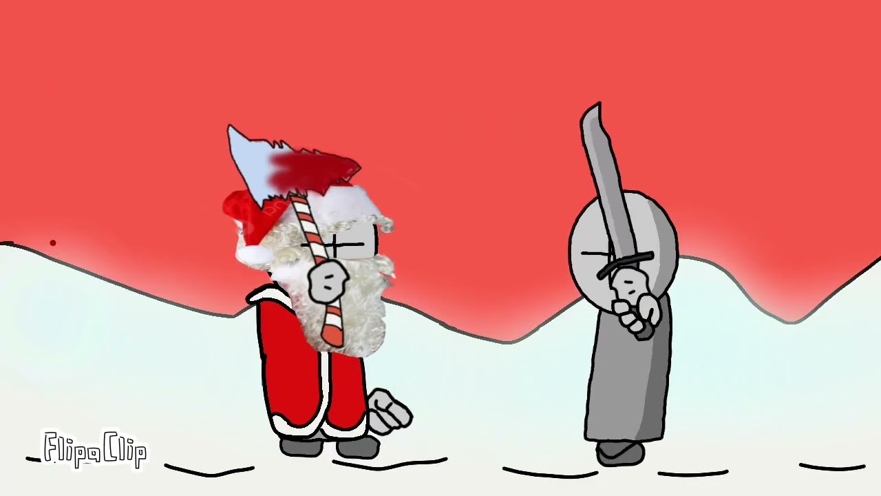 Test mad Santa Claus. 