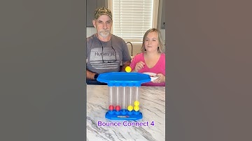 Bounce connect 4 with my dad! #connect4 #bounceconnect4 #familygames #challenge
