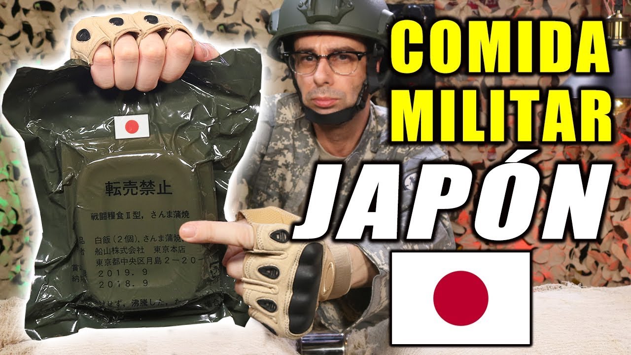 Probando COMIDA MILITAR de JAPÓN 24 Horas  MRE Japonesa Ración Tipo 2 Menú  3 y Menú 7 JSDF 