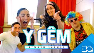 ✨ Y Gêm: Ep 3: Dawnsio! ⚽️ Challenge Doniol Cymraeg Stwnsh Sadwrn! ⚽️ Welsh football funny Dance