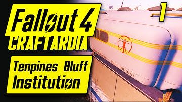 Fallout 4 Tenpines Bluff Institution #1 - Base Building Timelapse - Fallout 4 Settlement Building PC
